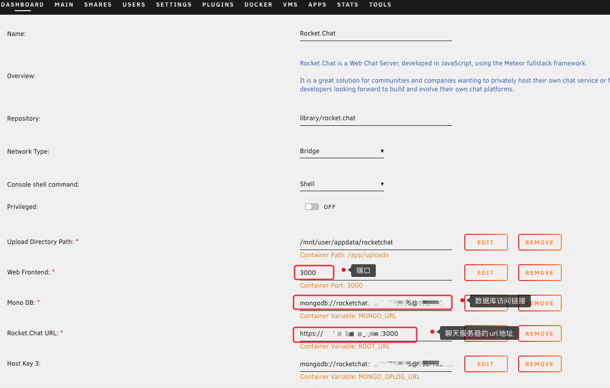 unraid setup rocket.chat unraid setup rocket.chat