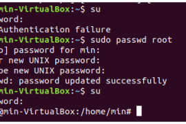 Ubuntu系统切换root提示su: Authentication failure问题