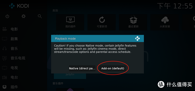 安卓TV端Kodi部署Jellyfin，使用Jellyfin打造最强媒体中心