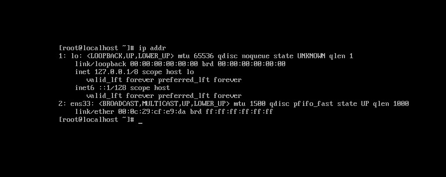 centos7.0查看及修改IP
