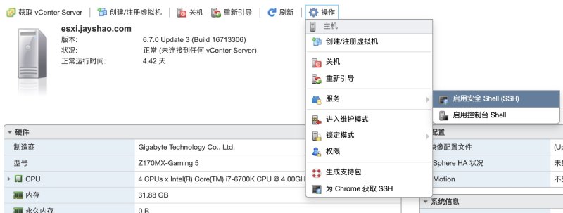 ESXi虚拟机直通板载SATA控制器方法