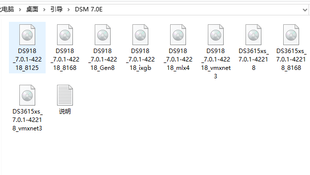 2021年12月25日更新黑群晖DSM7.0.1引导支持广达万M,8125,ixgb,Gen8等(DS3615xs DS918+)