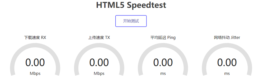 一键安装HTML5 Speedtest测试服务器到本地速度方法