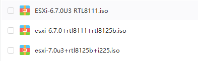 Esxi 6.3/7.0 新编译驱动iso下载(支持Rtl811 Rtl8125 Intel255等网卡驱动)